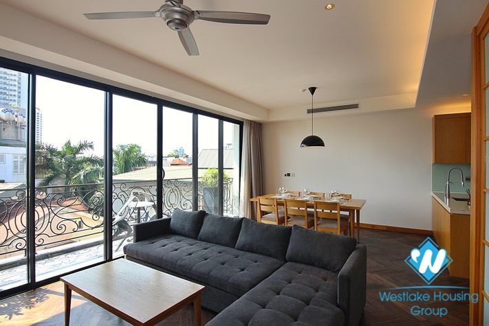 A Spacious High Quality apartment with 03 bedrooms for rent in To Ngoc Van St, Tay Ho, Hanoi.